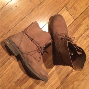 Leather Lucky Brand Ankle Boots
